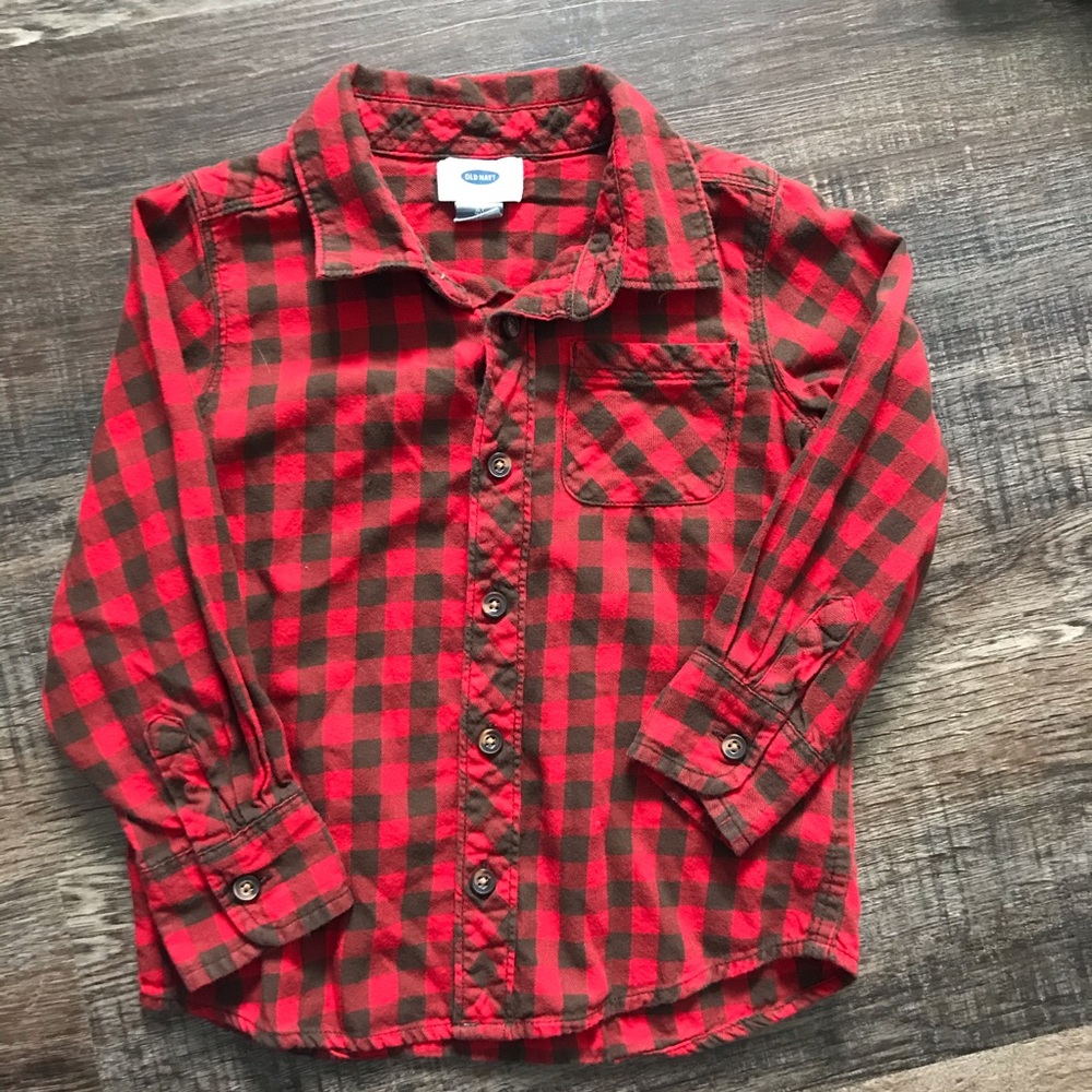 Flannel button down